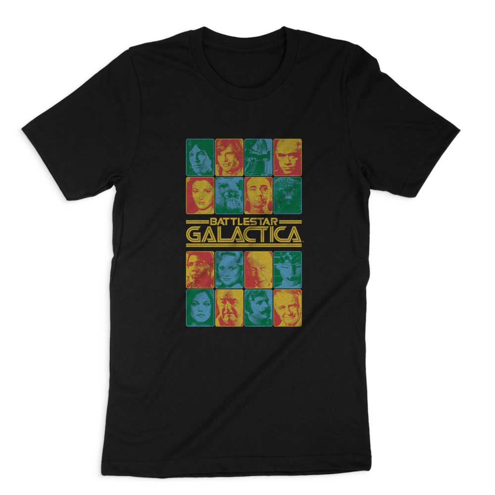 BATTLESTAR GALACTICA 35TH ANNIVERSARY CAST SHORT SLEEVE T-SHIRT