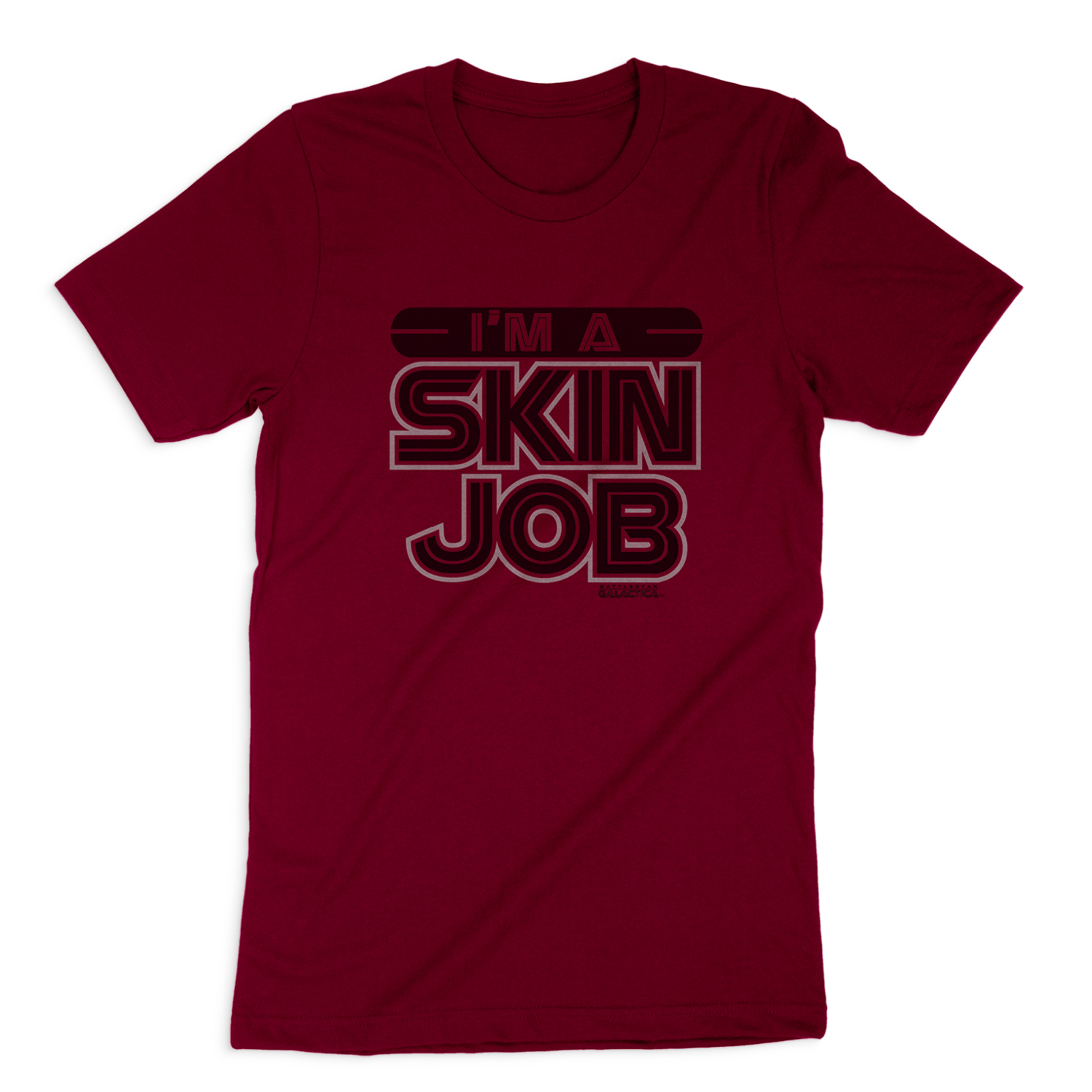 BATTLESTAR GALACTICA IM A SKIN JOB SHORT SLEEVE T-SHIRT