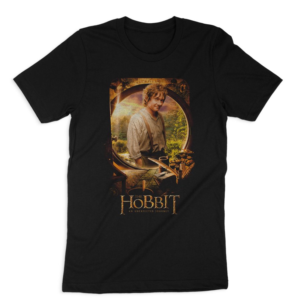 THE HOBBIT BILBO POSTER SHORT SLEEVE T-SHIRT