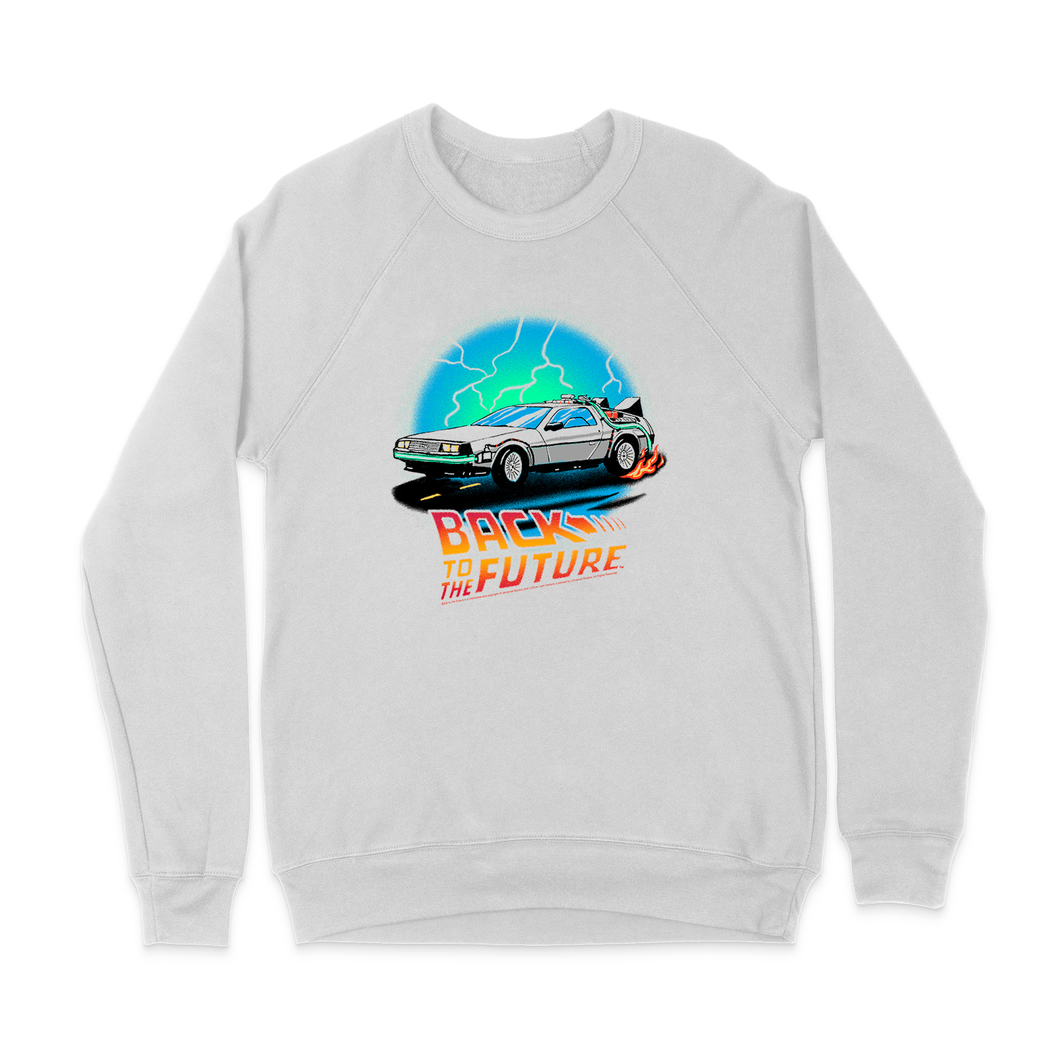 BACK TO THE FUTURE BTTF AIRBRUSH SWEATSHIRT