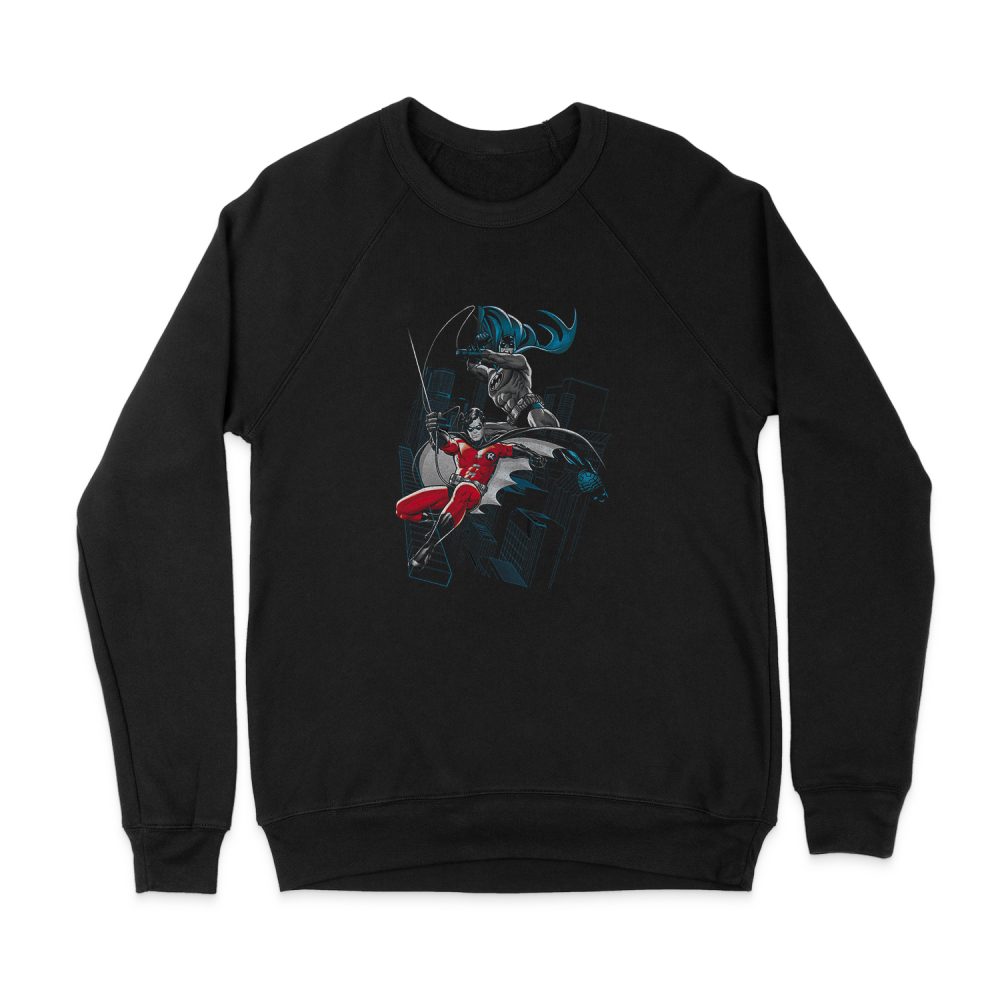 BATMAN BLACK AND WHITE SWEATSHIRT