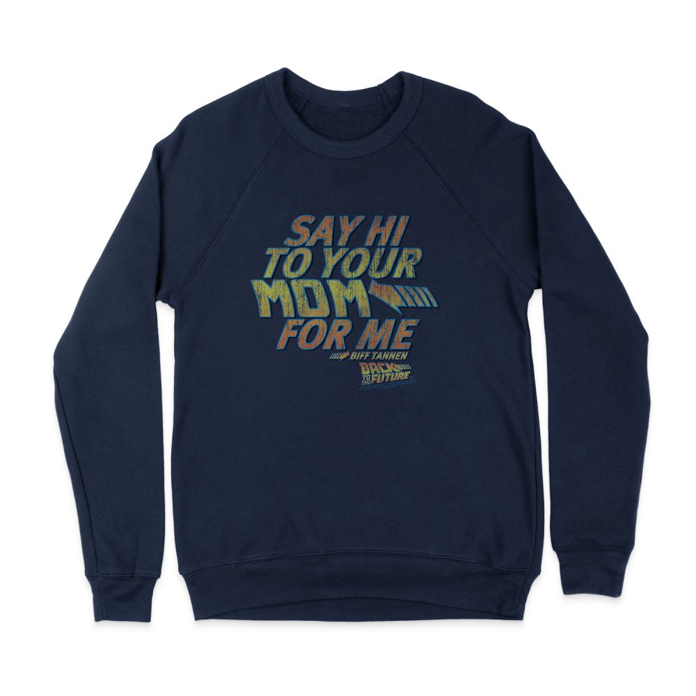 BACK TO THE FUTURE SAY HI SWEATSHIRT