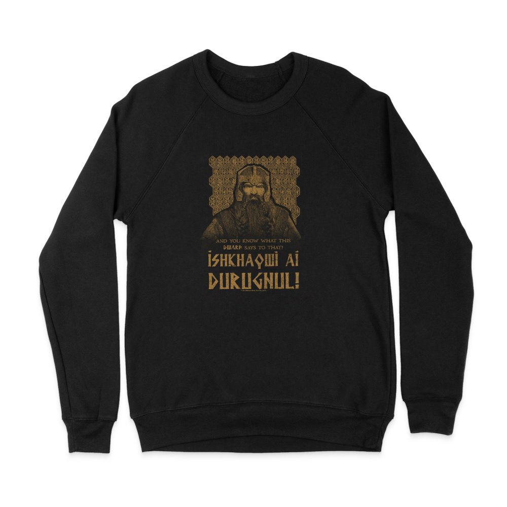 LORD OF THE RINGS ISHKHAQWI DURUGNUL SWEATSHIRT