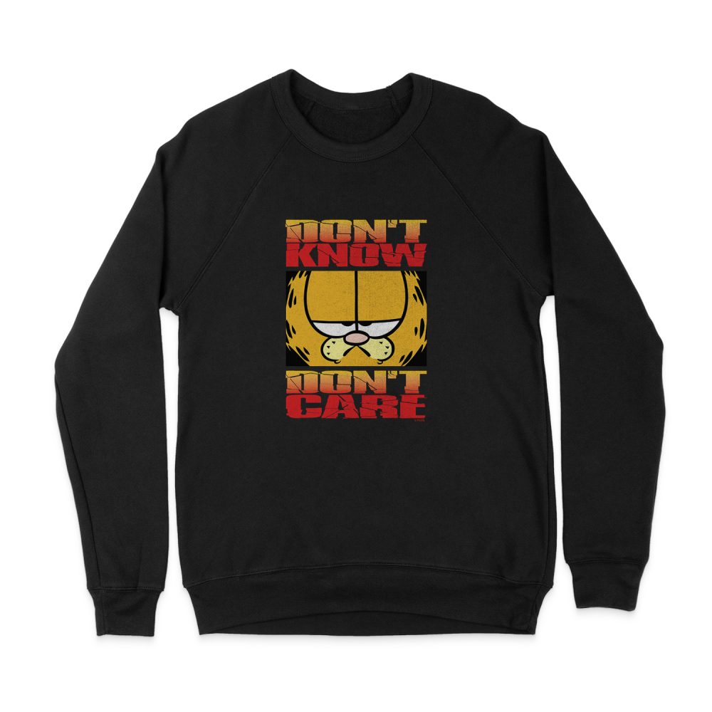 GARFIELD DONT KNOW DONT CARE #2 SWEATSHIRT