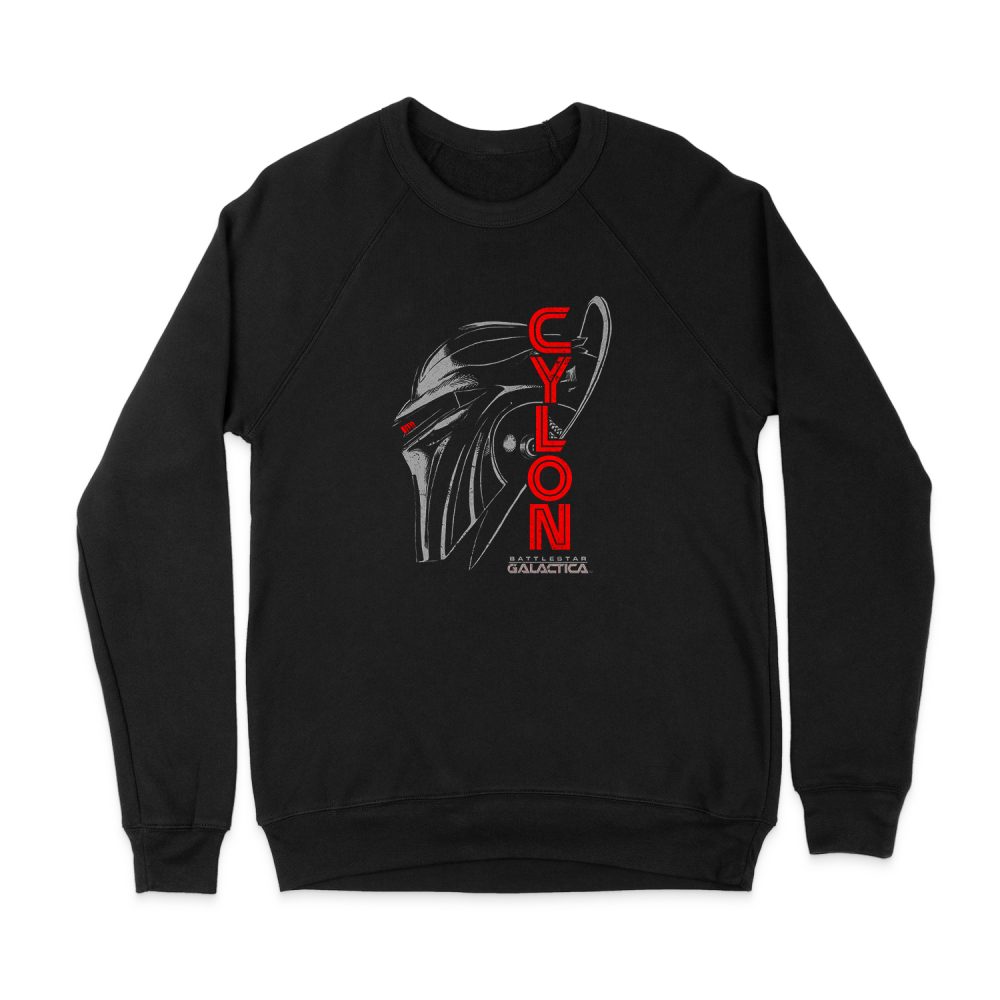 BATTLESTAR GALACTICA CYLON FACE SWEATSHIRT