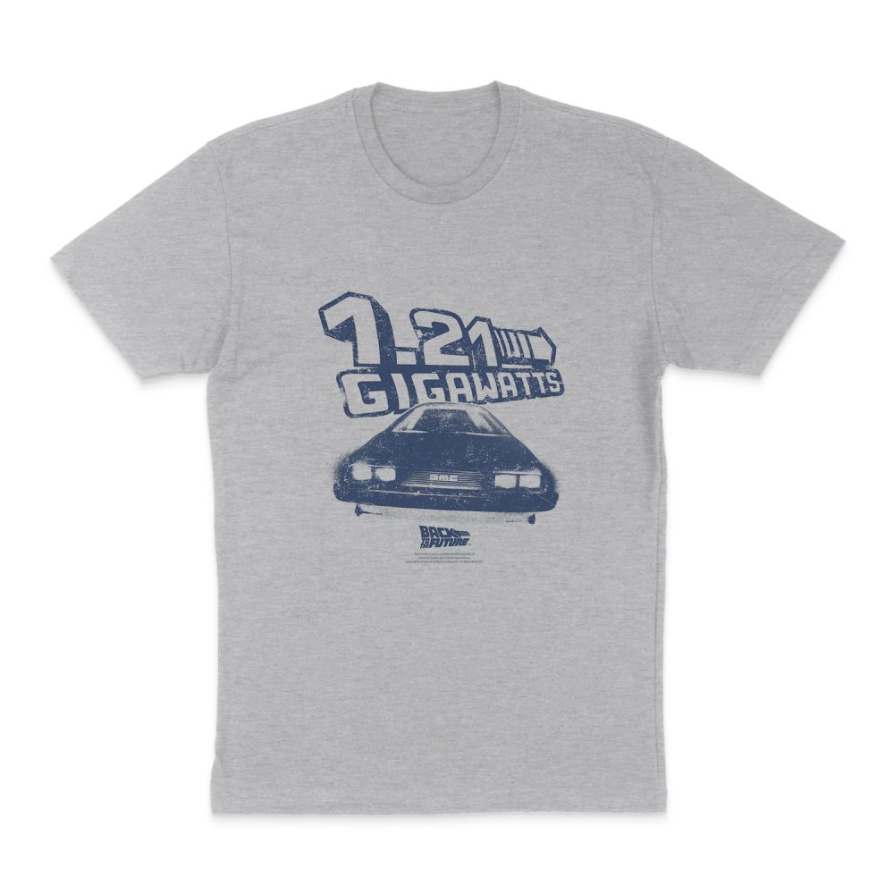 BACK TO THE FUTURE GIGAWATTS SHORT SLEEVE T-SHIRT