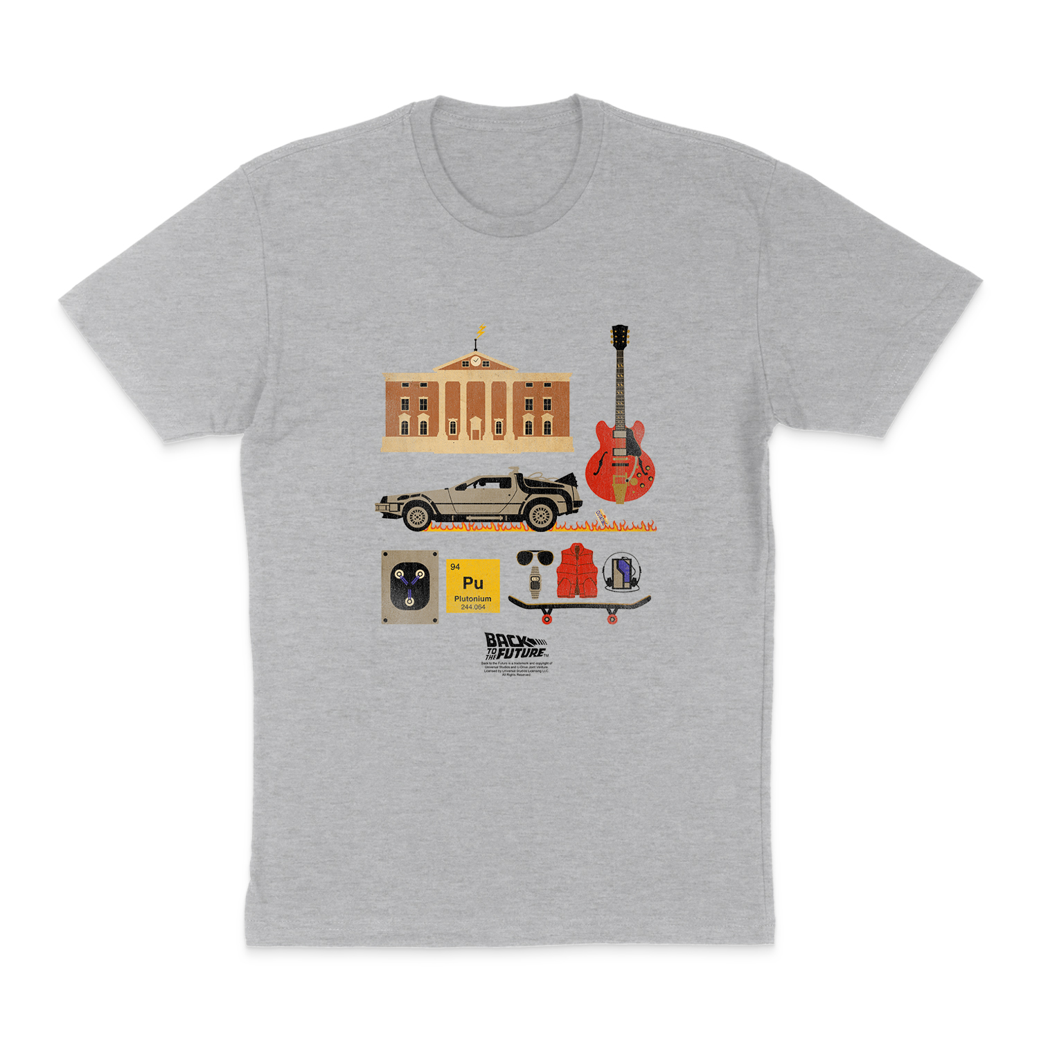 BACK TO THE FUTURE ITEMS SHORT SLEEVE T-SHIRT