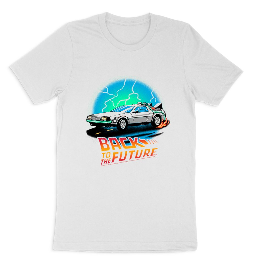 BACK TO THE FUTURE BTTF AIRBRUSH SHORT SLEEVE T-SHIRT