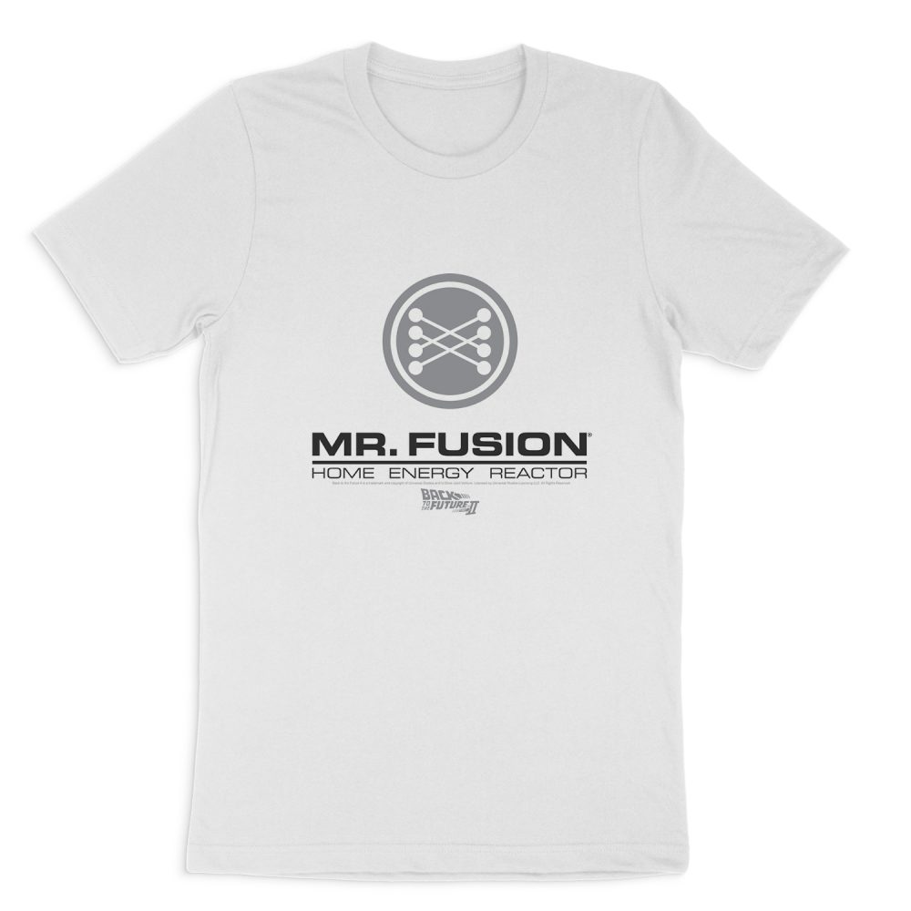 BACK TO THE FUTURE II MR. FUSION LOGO SHORT SLEEVE T-SHIRT