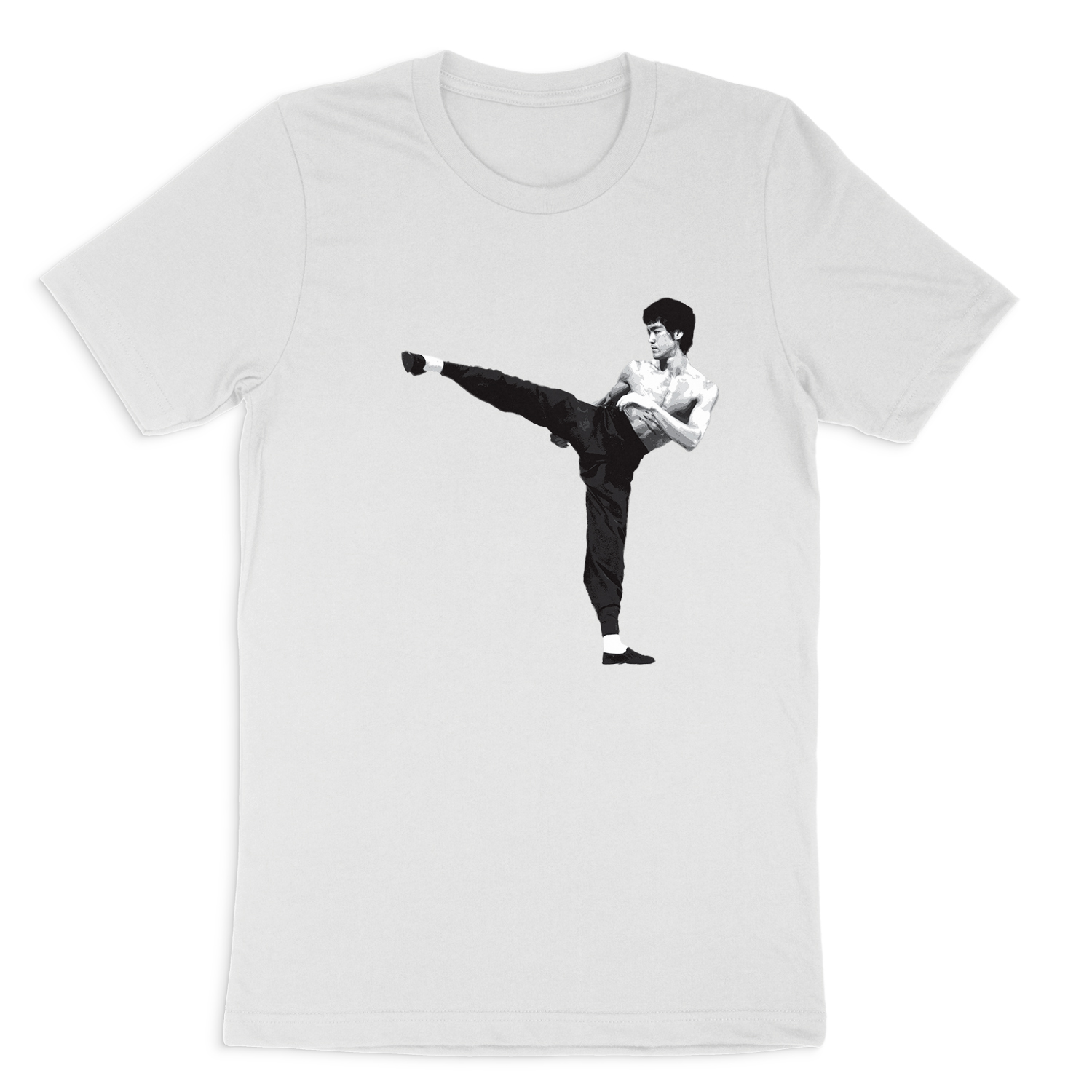 BRUCE LEE KICK FIGHT SHORT SLEEVE T-SHIRT