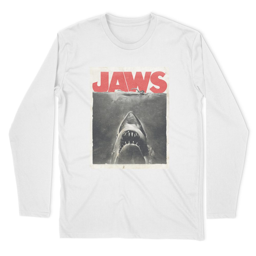 JAWS CLASSIC FEAR LONG SLEEVE T-SHIRT