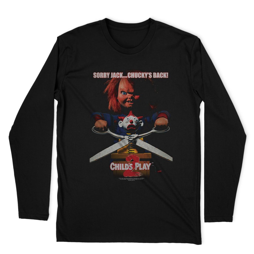 CHILD'S PLAY 2 CHUCKYS BACK LONG SLEEVE T-SHIRT