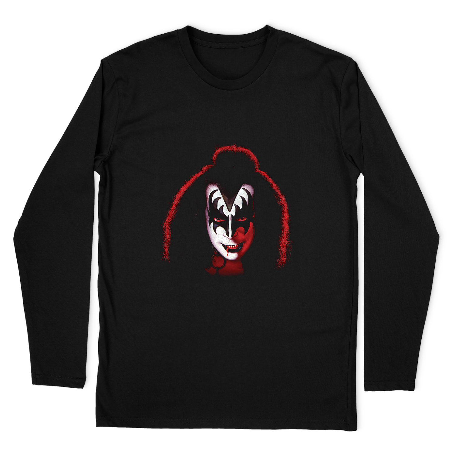 KISS GENE SIMMONS LONG SLEEVE T-SHIRT