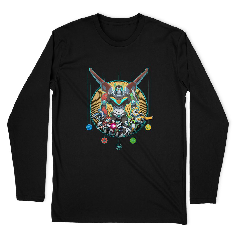 VOLTRON ASSEMBLE LONG SLEEVE T-SHIRT