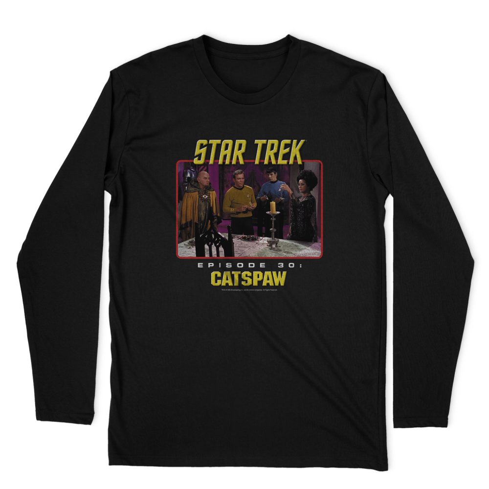 STAR TREK ORIGINAL CATS PAW LONG SLEEVE T-SHIRT