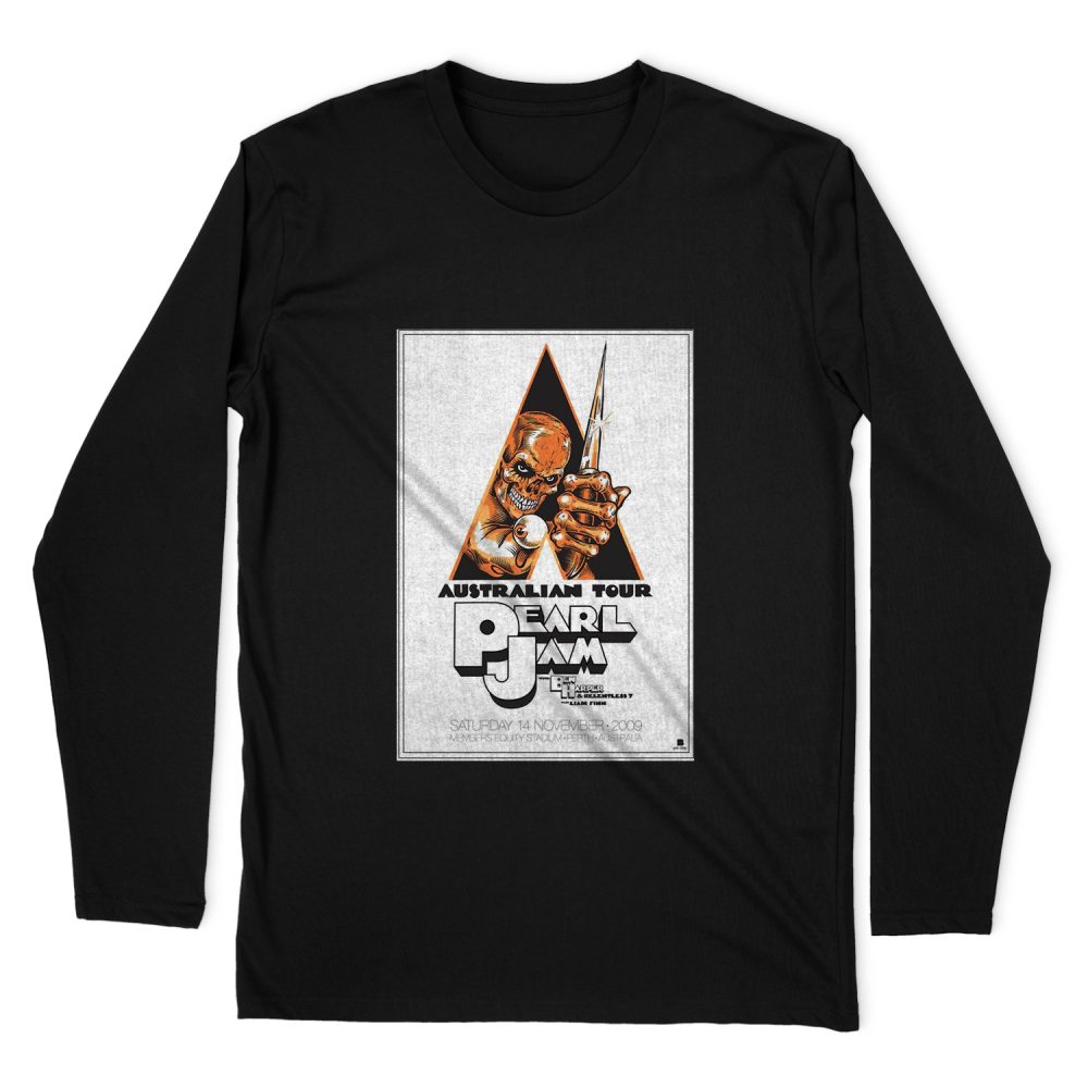 LOS MEJORES CARTELES DE CONCIERTOS DE PEARL JAM LONG SLEEVE T-SHIRT