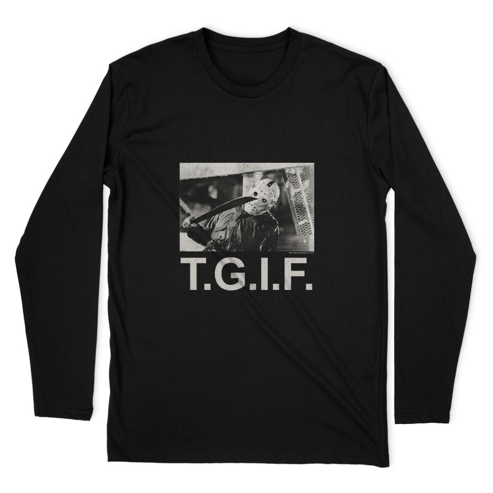 FRIDAY THE 13TH TGIF MEN'S REGULAR LONG SLEEVE T-SHIRT