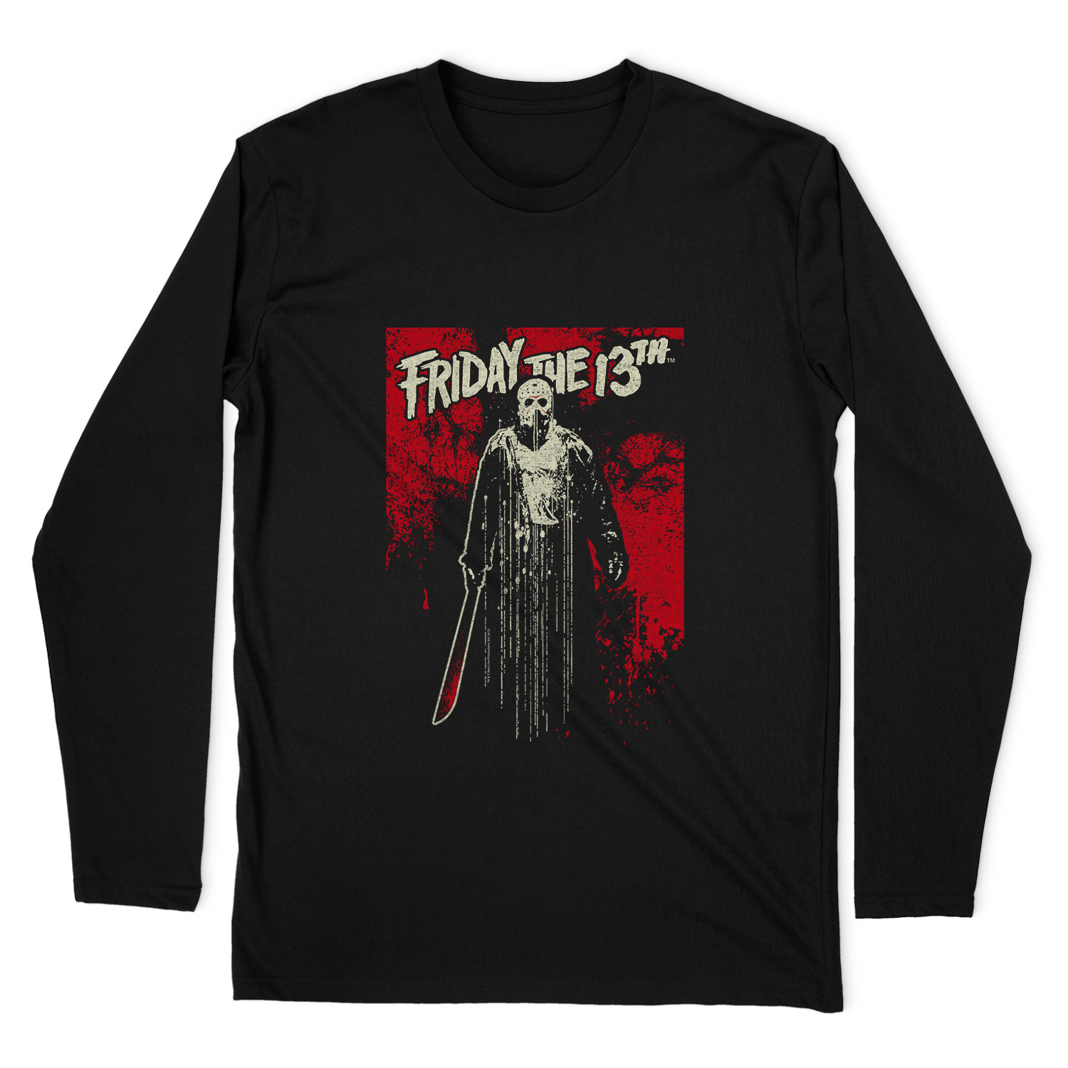 FRIDAY THE 13TH DRIP LONG SLEEVE T-SHIRT