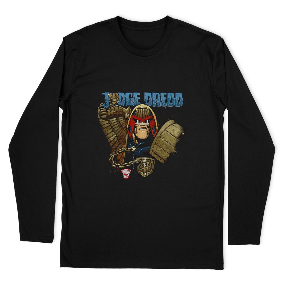 JUDGE DREDD SMILE SCUMBAG LONG SLEEVE T-SHIRT