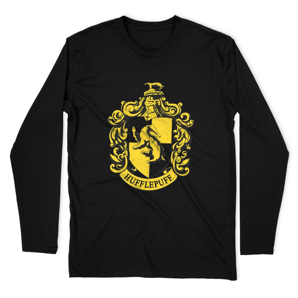 HARRY POTTER HUFFLEPUFF CREST LONG SLEEVE T-SHIRT
