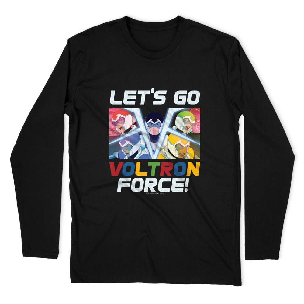 VOLTRON LETS GO LONG SLEEVE T-SHIRT