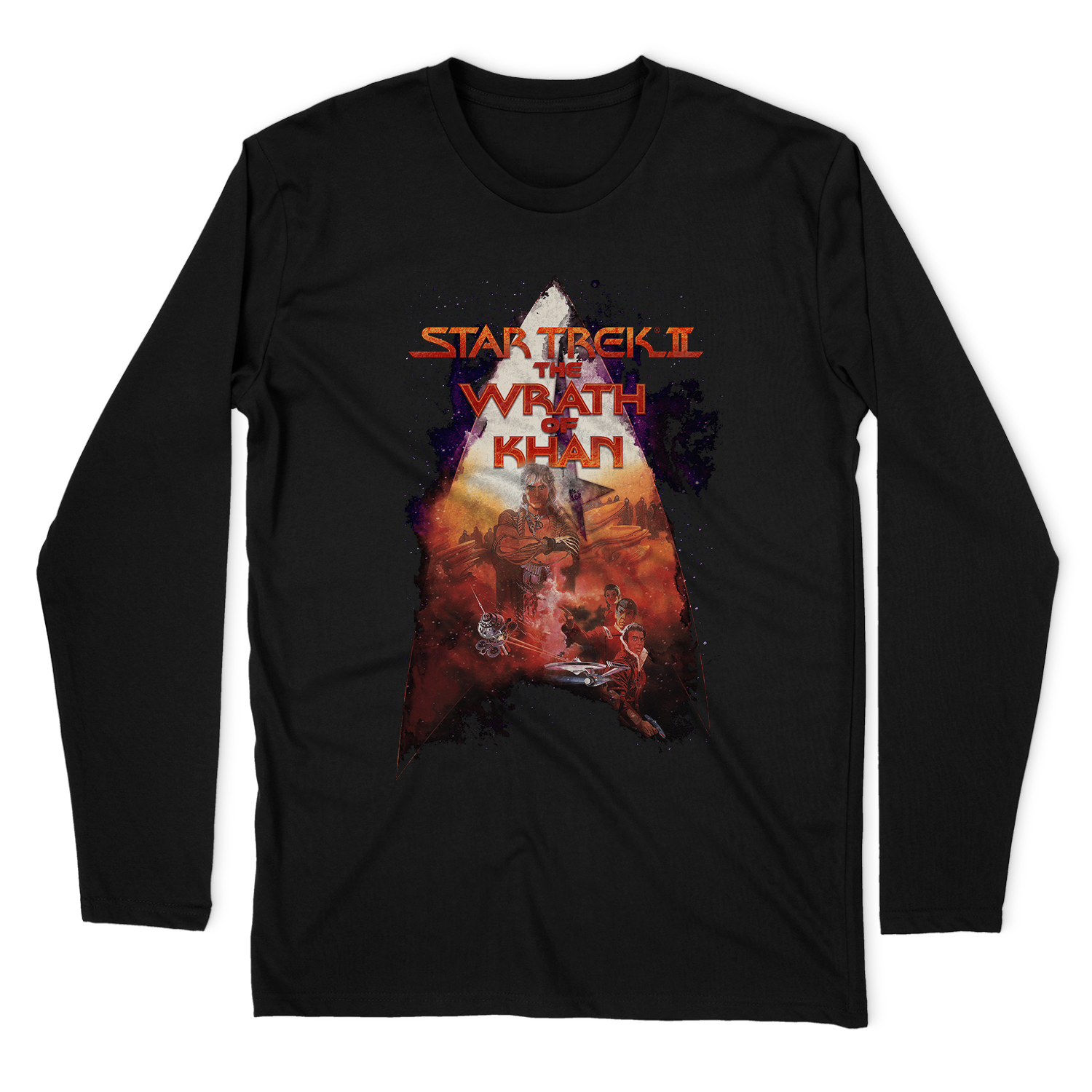 STAR TREK TWOK POSTER LONG SLEEVE T-SHIRT