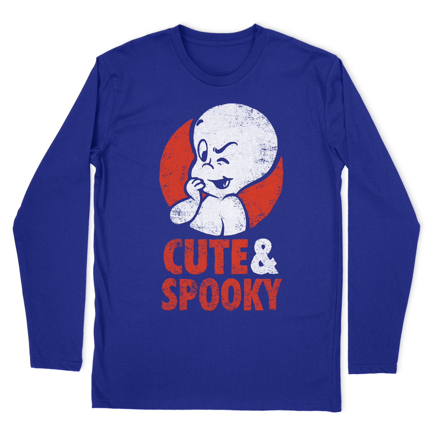 CASPER THE FRIENDLY GHOST SPOOKY LONG SLEEVE T-SHIRT