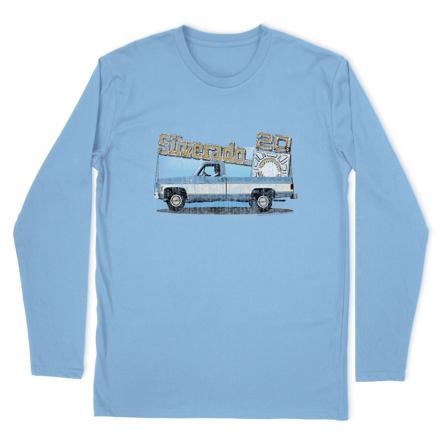 CHEVROLET OLD SILVERADO SKETCH LONG SLEEVE T-SHIRT