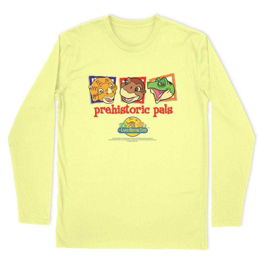 LAND BEFORE TIME PREHISTORIC PALS LONG SLEEVE T-SHIRT