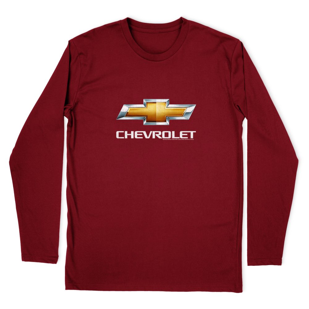 CHEVROLET CHEVY BOWTIE STACKED #2 LONG SLEEVE T-SHIRT