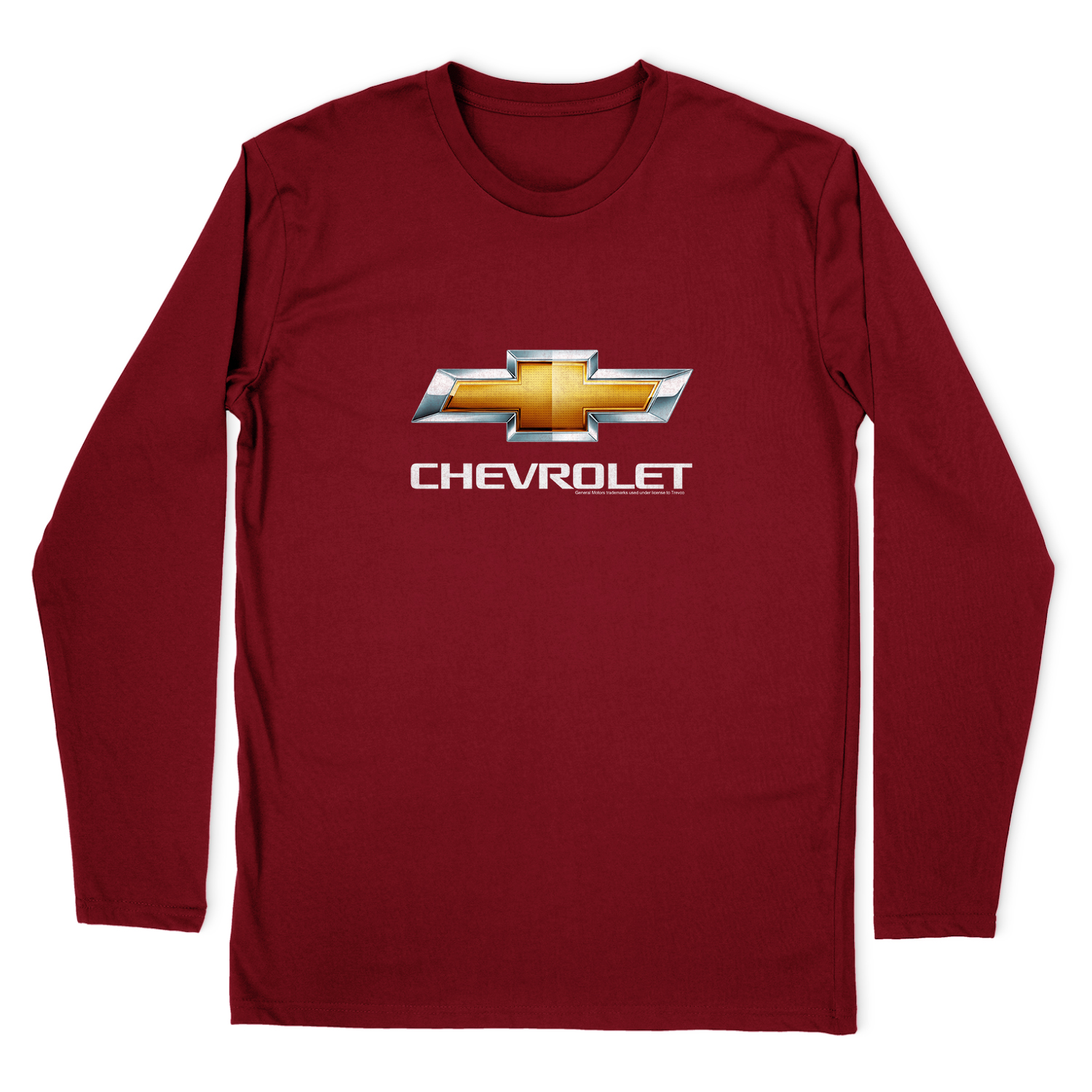 CHEVROLET CHEVY BOWTIE STACKED #2 LONG SLEEVE T-SHIRT