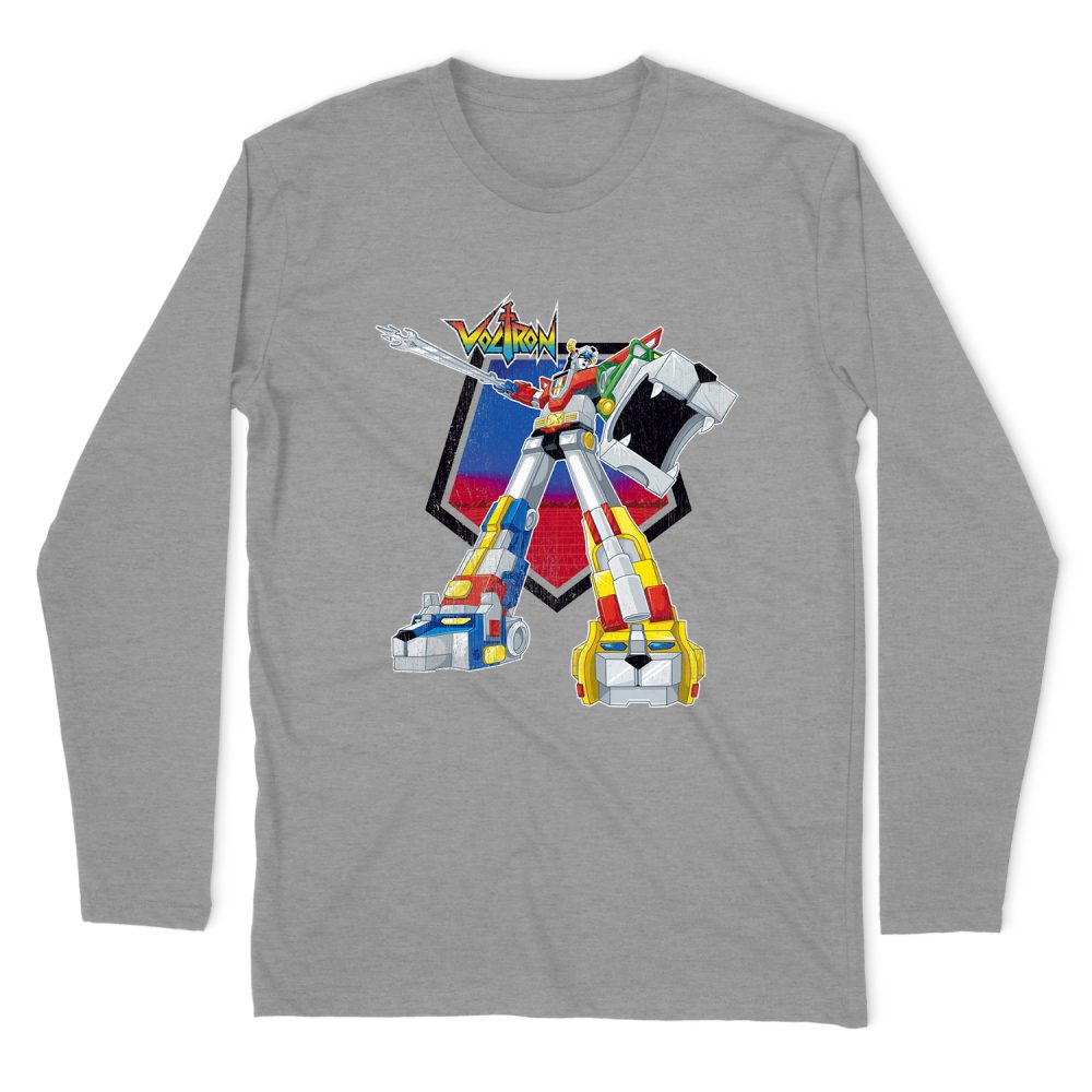 VOLTRON BLAZING SWORD LONG SLEEVE T-SHIRT