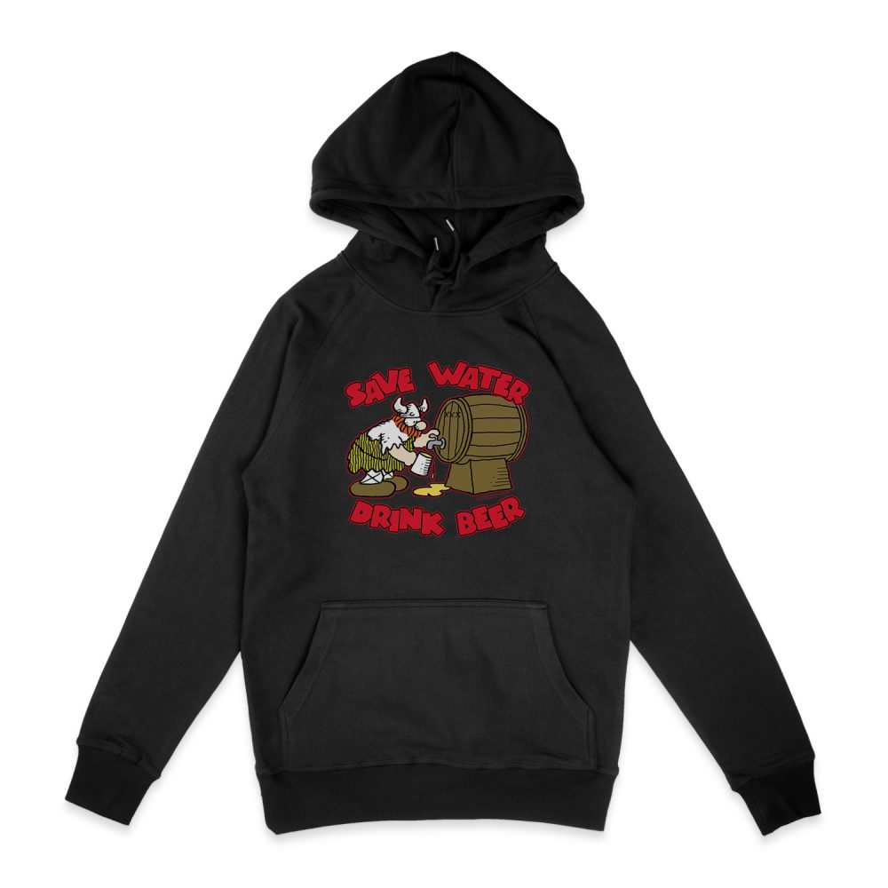 HAGAR THE HORRIBLE SAVE WATER DRINK BEER HOODIE
