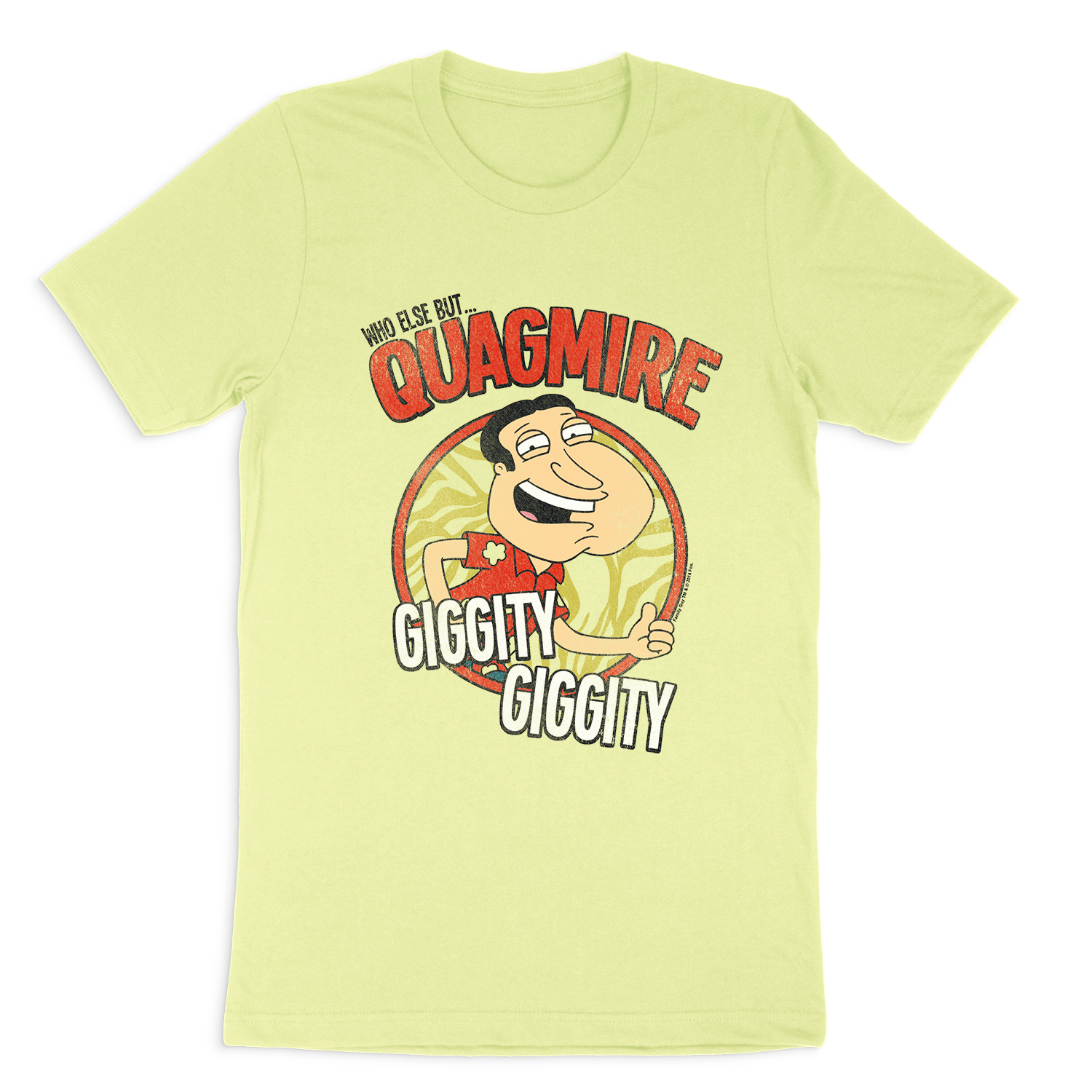 FAMILY GUY QUAGMIRE SHORT SLEEVE T-SHIRT