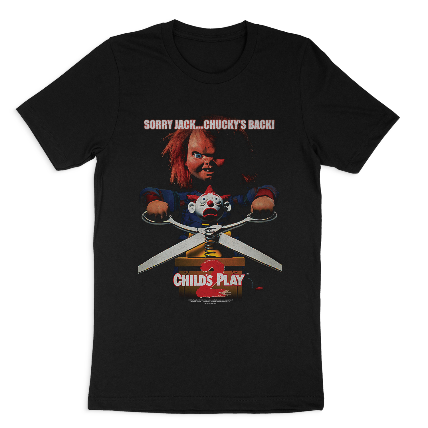 CHILD'S PLAY 2 CHUCKYS BACK SHORT SLEEVE T-SHIRT