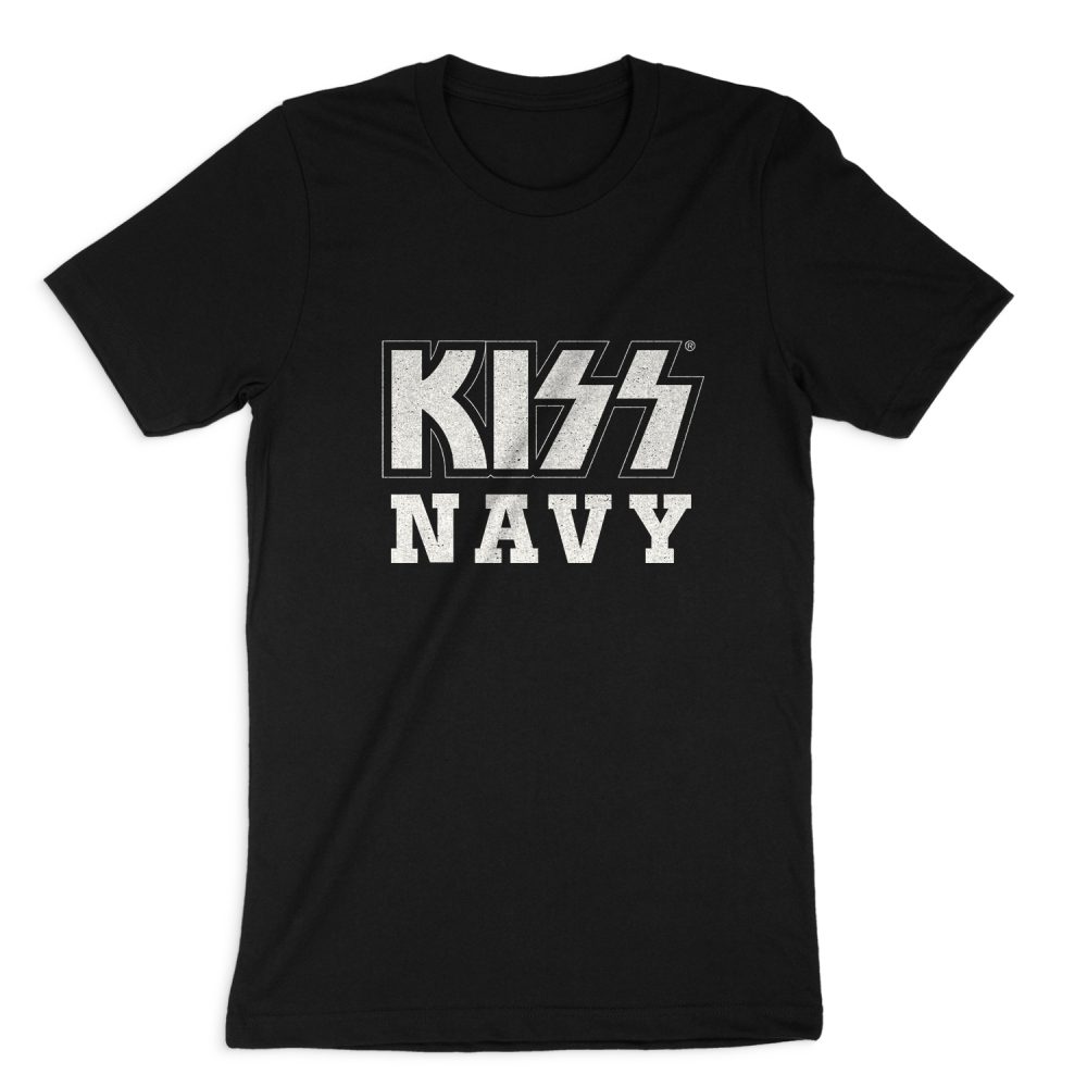 KISS NAVY BLOCK SHORT SLEEVE T-SHIRT