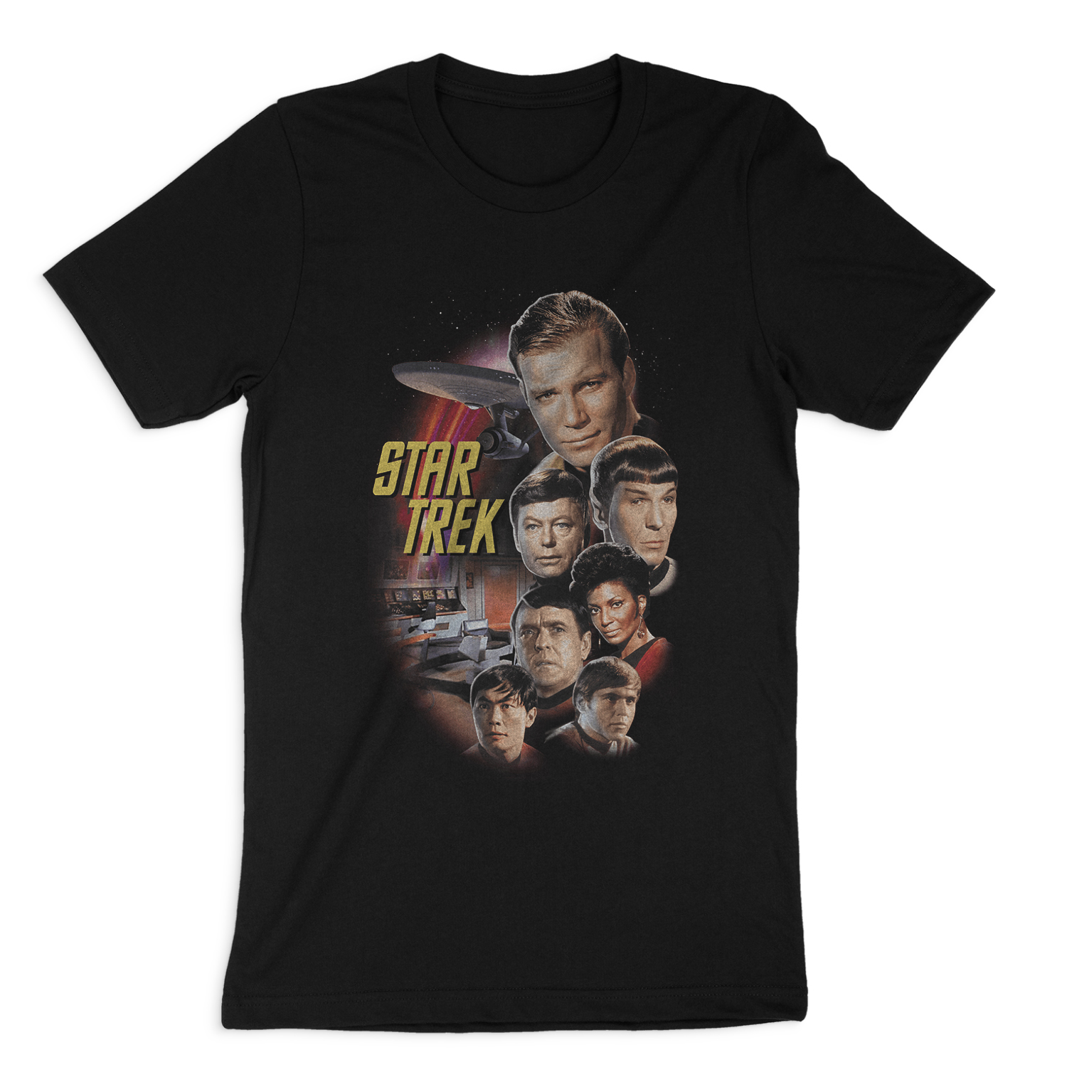 STAR TREK THE CLASSIC CREW SHORT SLEEVE T-SHIRT