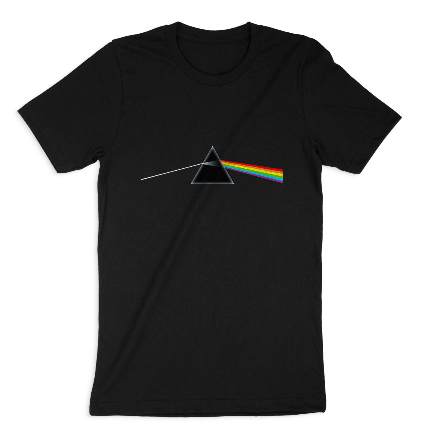 PINK FLOYD DARK SIDE OF THE MOON ALBUM COVER SHORT SLEEVE T-SHIRT