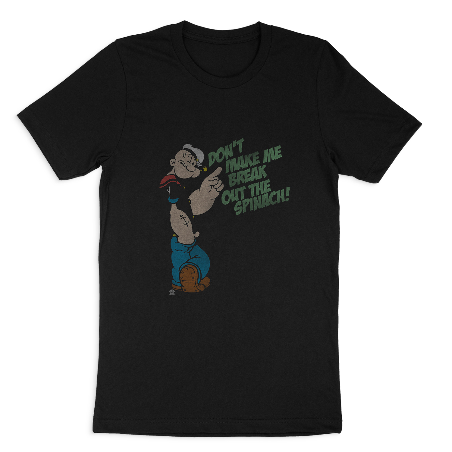 POPEYE BREAK OUT SPINACH SHORT SLEEVE T-SHIRT