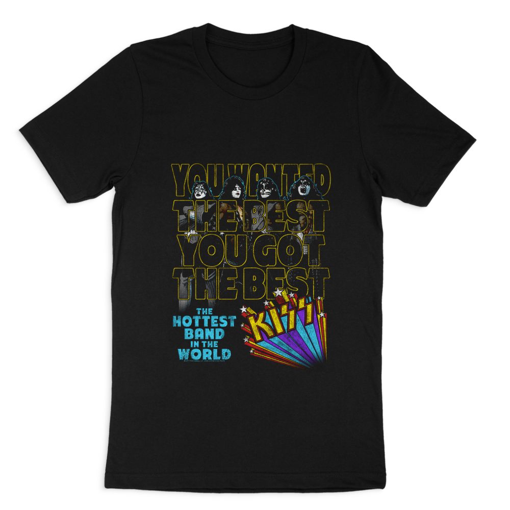 KISS THE BEST SHORT SLEEVE T-SHIRT