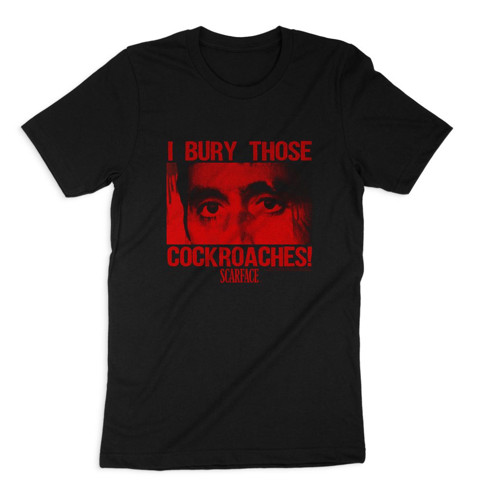 SCARFACE COCKROACHES SHORT SLEEVE T-SHIRT