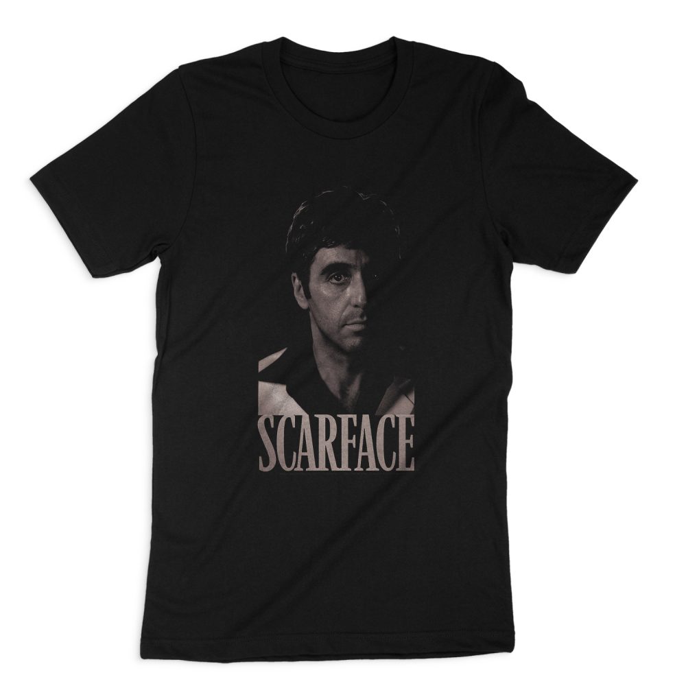 SCARFACE B&W TONY SHORT SLEEVE T-SHIRT