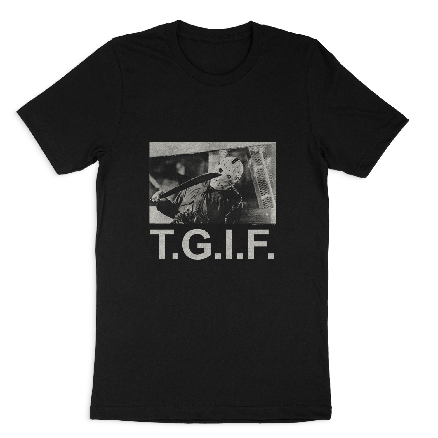 FRIDAY THE 13TH TGIF MEN'S REGULAR SHORT SLEEVE T-SHIRT
