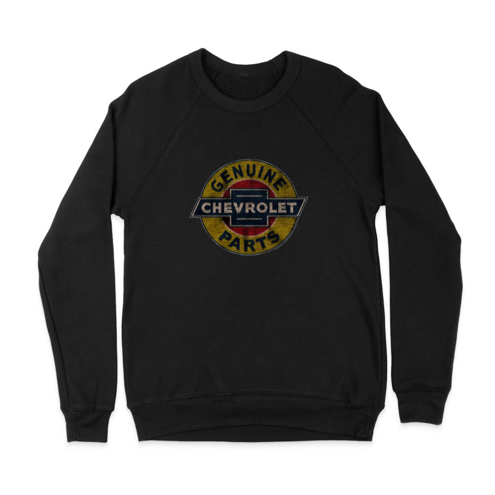 CHEVROLET GENUINE CHEVY PARTS DISTRESSED SIGN SWEATSHIRT