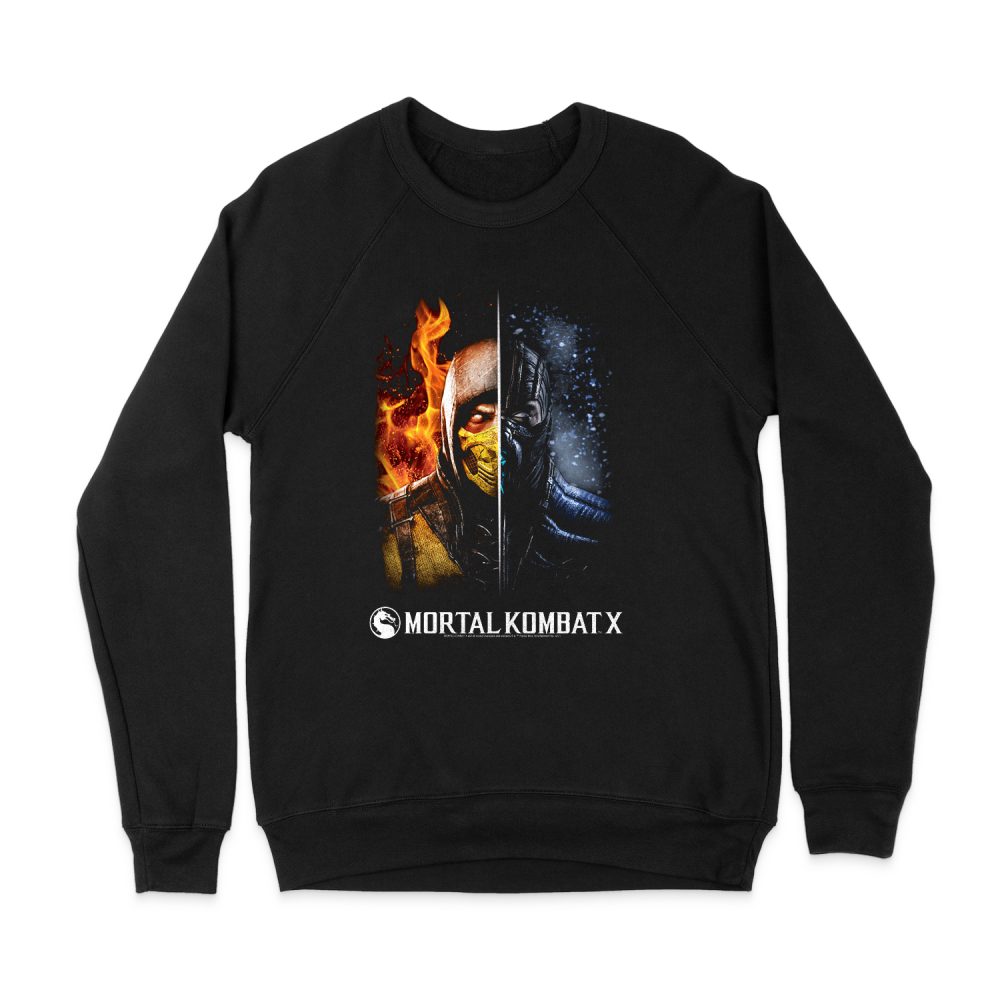 MORTAL KOMBAT FIRE AND ICE SWEATSHIRT
