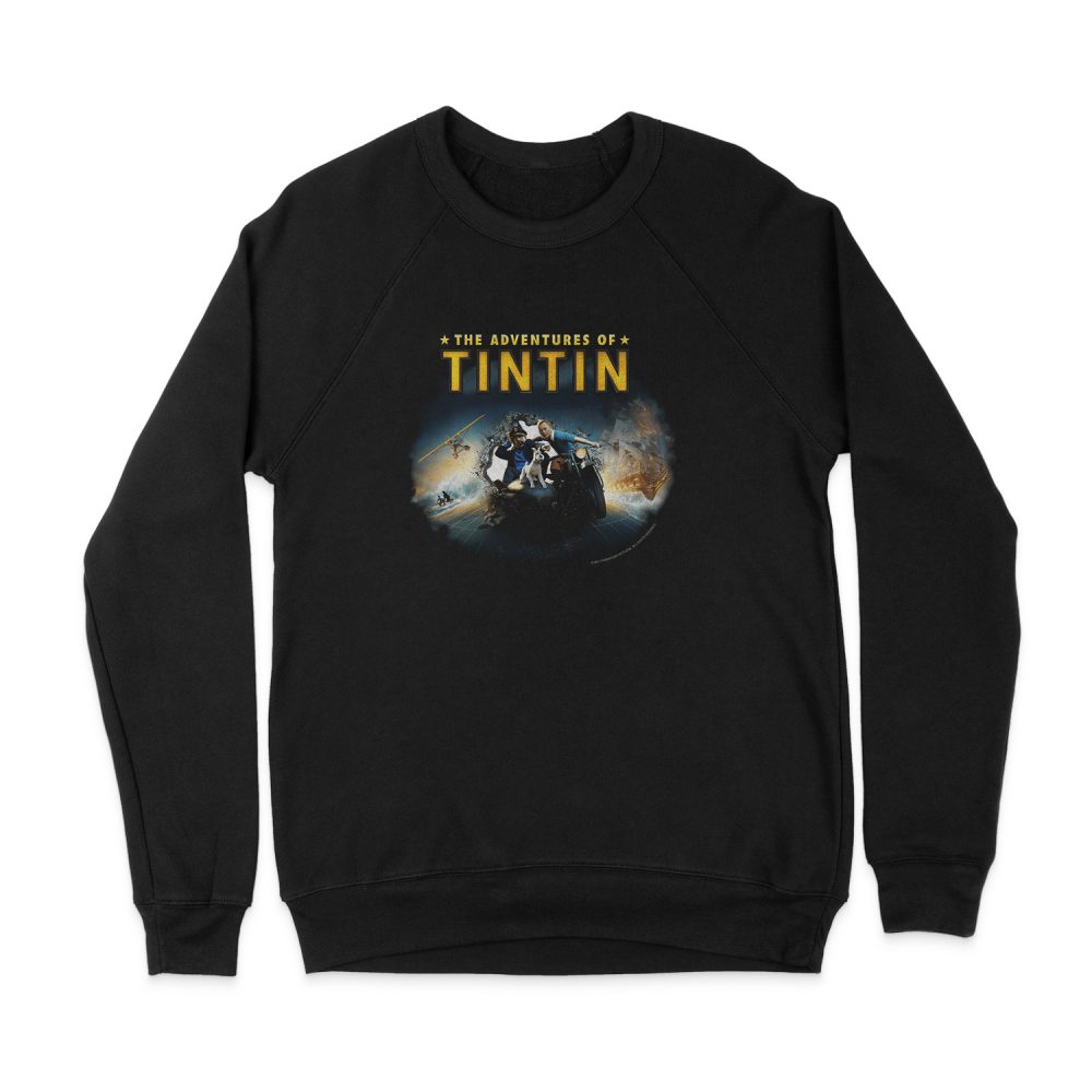 THE ADVENTURES OF TINTIN JOURNEY SWEATSHIRT