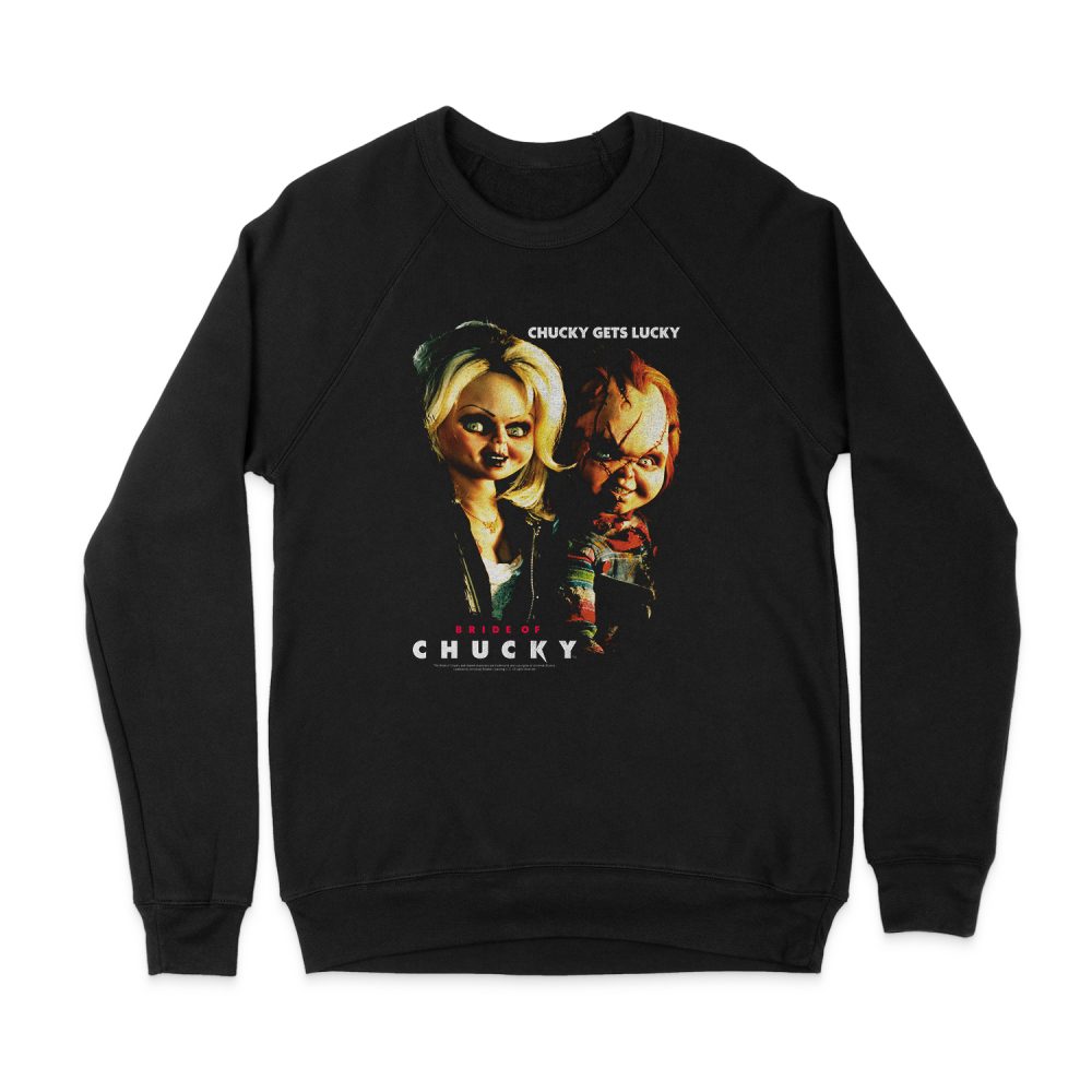 BRIDE OF CHUCKY CHUCKY GETS LUCKY SWEATSHIRT