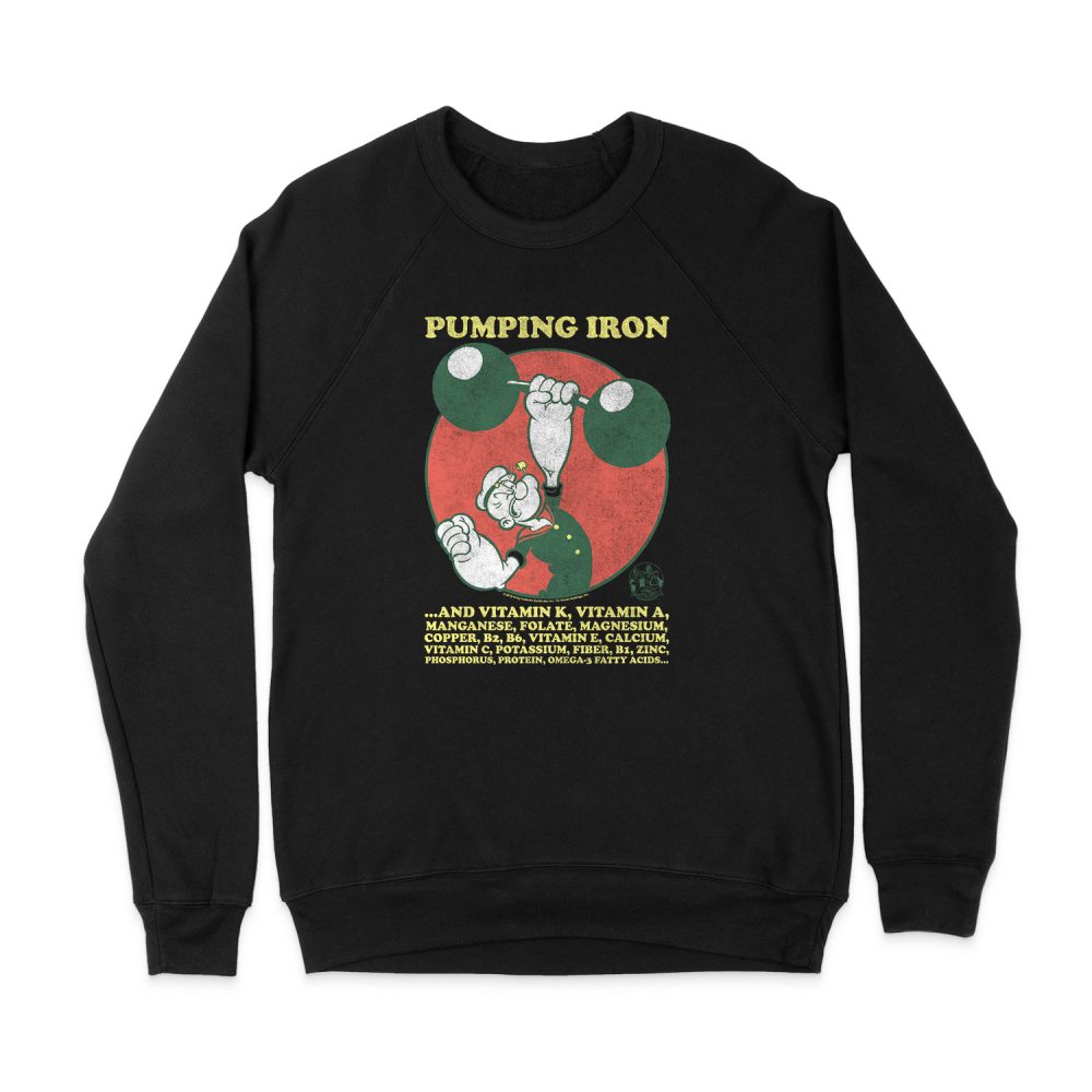 POPEYE PUMPING IRON SWEATSHIRT