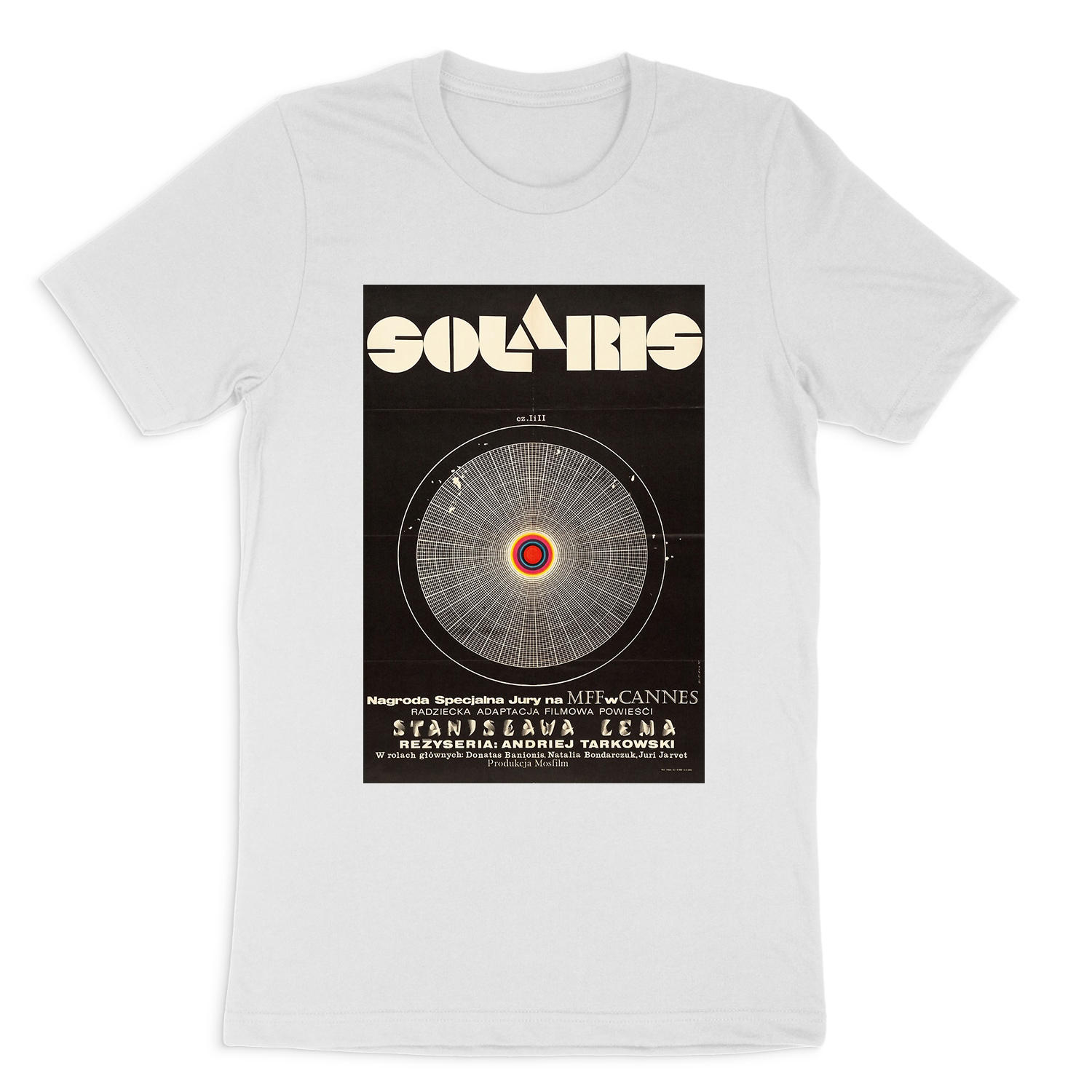 ANDREI TARKOVSKY SOLARIS POSTER SHORT SLEEVE T-SHIRT