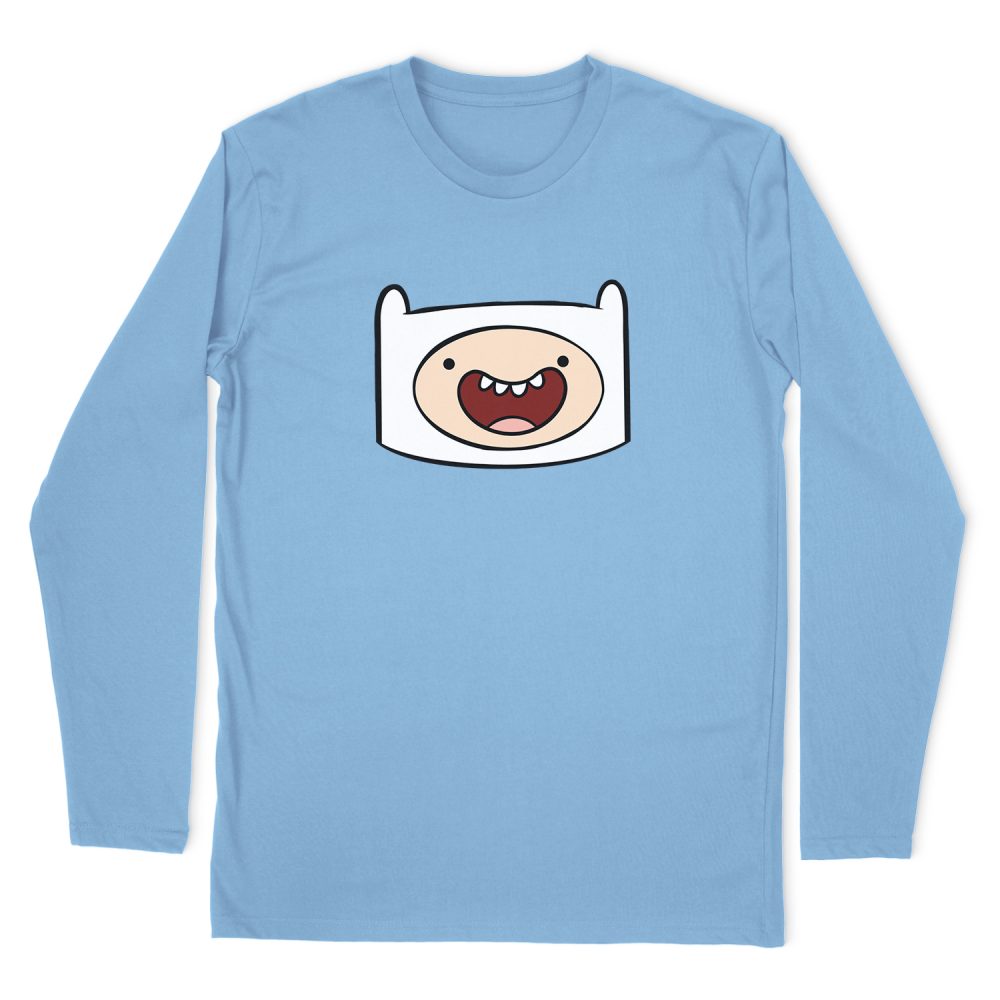 ADVENTURE TIME FINN HEAD LONG SLEEVE T-SHIRT